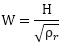 Formule:Wobbe index